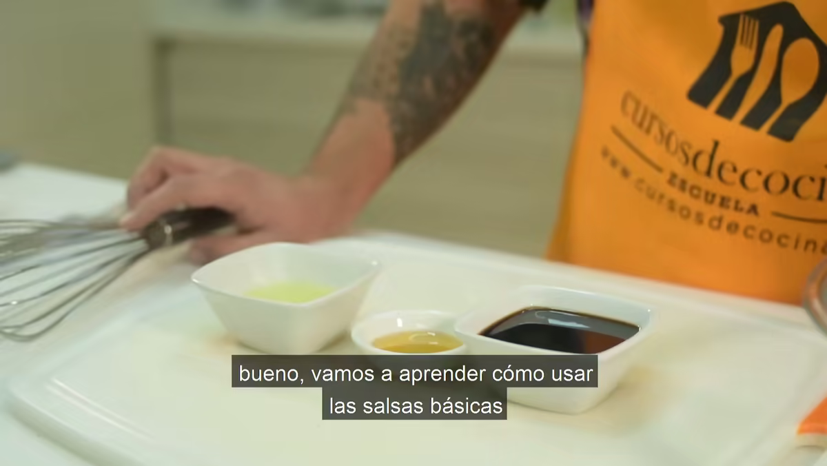 Preparación de salsas para sushi