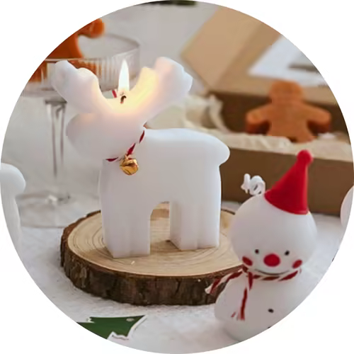 Vela Molde navideño