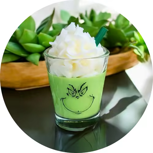 Vela Vaso navideño