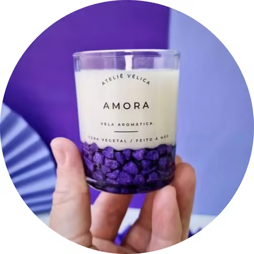 Vela En vaso